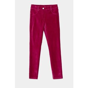 United Colors of Benetton pantaloni copii culoarea roz, neted imagine