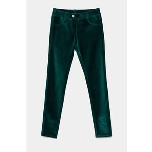 United Colors of Benetton pantaloni copii culoarea verde, neted imagine