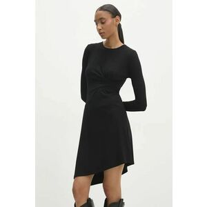 Answear Lab rochie culoarea negru, mini, evazati imagine