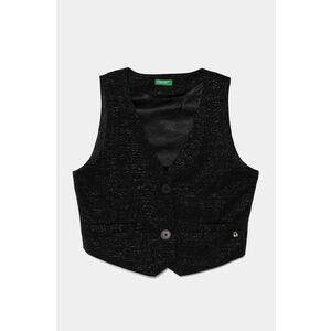 United Colors of Benetton vesta copii culoarea negru, 2SQBCJ00V imagine