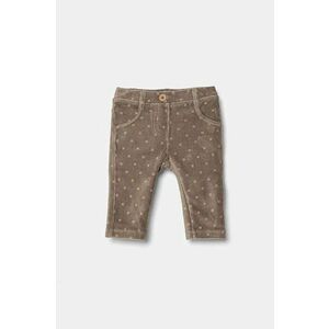 United Colors of Benetton pantaloni bebe culoarea maro, modelator, 4T4MAE005 imagine