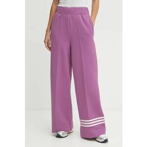 adidas Originals pantaloni de trening Neuclassics CL Trackpant culoarea violet, modelator, JH3774 imagine