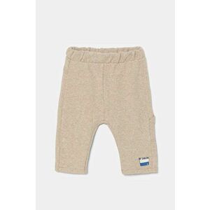 United Colors of Benetton pantaloni bebe culoarea bej, neted, 38KHAF01W imagine