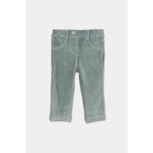 United Colors of Benetton pantaloni copii culoarea verde, neted imagine