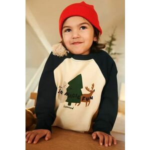 Liewood hanorac de bumbac pentru copii Aude Placement Sweatshirt cu imprimeu imagine