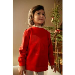 Liewood hanorac de bumbac pentru copii Rakel Sweatshirt culoarea rosu, cu imprimeu, LW19093 imagine