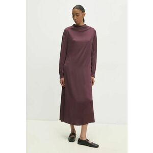 Answear Lab rochie culoarea bordo, maxi, drept imagine