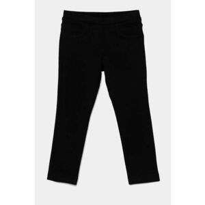 United Colors of Benetton leggins copii culoarea negru, neted, 4NBBGE00X imagine