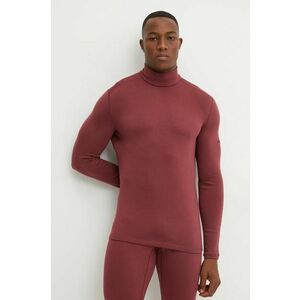 Icebreaker longsleeve funcțional Merino 260 Tech culoarea bordo, IB0A56IE01C1 imagine