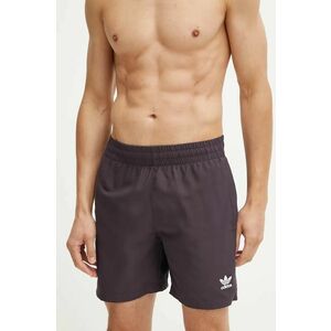 adidas Originals pantaloni scurti de baie culoarea violet, IY1569 imagine