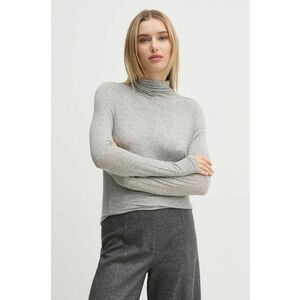 Pepe Jeans pulover ELVA femei, culoarea gri, light, cu turtleneck, PL505961 imagine