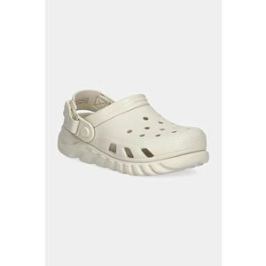 Crocs slapi copii DUET MAX II CLOG culoarea bej, 208774 imagine