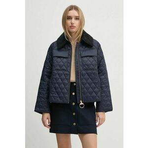 Barbour geaca femei, culoarea albastru marin, de iarna, LQU1750 imagine