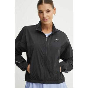 Reebok jachetă de alergare Speed culoarea negru, de tranzitie, oversize, 100205704 imagine