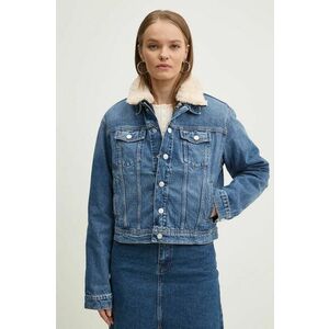 Tommy Jeans geaca jeans femei, de tranzitie, DW0DW19699 imagine