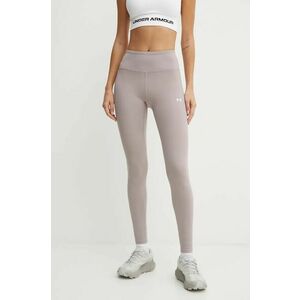 Under Armour leggins de antrenament Motion EMEA culoarea gri, neted, 1388649 imagine