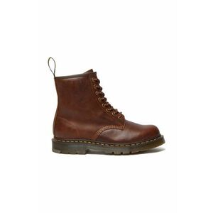 Dr. Martens bocanci de piele 1460 SR femei, culoarea maro, cu toc plat, DM32010205 imagine