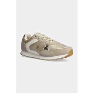 U.S. Polo Assn. sneakers NOBIK015K/DNH2 culoarea bej, NOBIK015A imagine