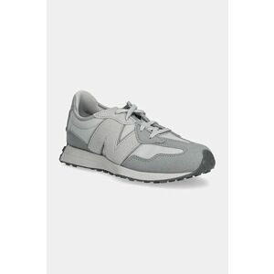 New Balance sneakers pentru copii 327 culoarea gri, GS327SGC imagine