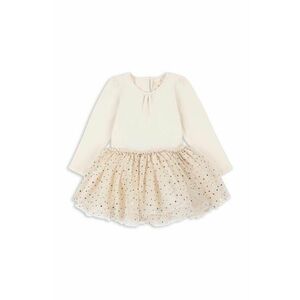 Konges Sløjd rochie fete FAIRY BALLERINA DRESS culoarea bej, mini, evazati, KS101511 imagine