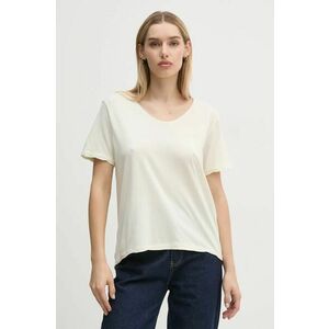 Pepe Jeans tricou FABIANA femei, culoarea bej, PL505953 imagine