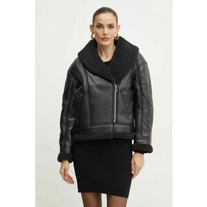 Bardot geaca DASHA femei, culoarea negru, de tranzitie, oversize, 59469JB imagine