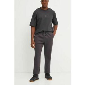 Champion pantaloni de trening culoarea gri, neted, 220424 imagine