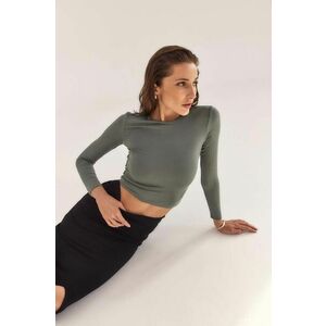 Saint Body longsleeve femei, culoarea verde imagine