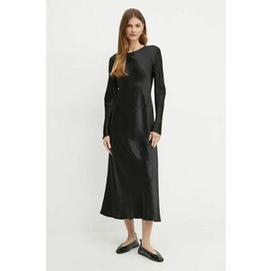 Max Mara Leisure rochie culoarea negru, maxi, evazati, 2426226018600 imagine