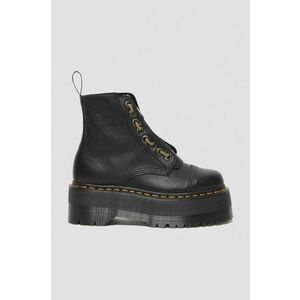 Dr. Martens bocanci de piele Sinclair Max femei, culoarea negru, cu platforma, DM27358001 imagine