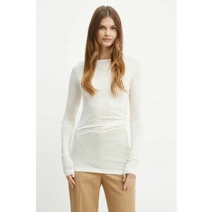 MAX&Co. longsleeve din amestec de lana culoarea bej, 2426976013200 imagine