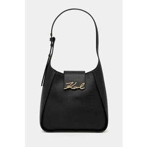 Karl Lagerfeld poseta de piele culoarea negru, 246W3004 imagine