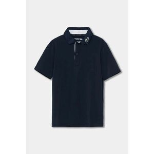 Lacoste tricou polo copii culoarea albastru marin, neted, DJ7429 imagine