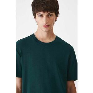 Medicine tricou barbati, culoarea verde, neted imagine