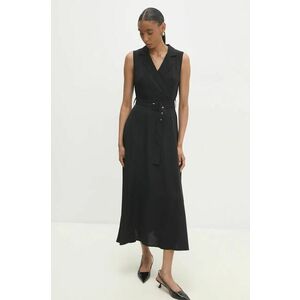 Answear Lab rochie culoarea negru, maxi, evazati imagine