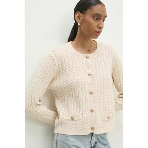 Answear Lab cardigan femei, culoarea bej imagine