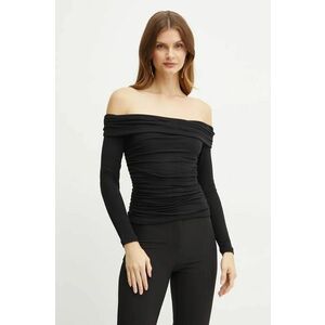 Bardot longsleeve ELSA culoarea negru, decolteu spaniol, 59432TB imagine