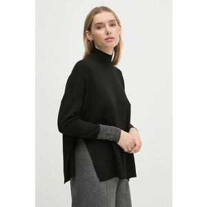 Gaudi pulover femei, culoarea negru, light, cu turtleneck, 421BD53010 imagine