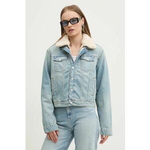 Tommy Jeans geaca jeans femei, de tranzitie, DW0DW19631 imagine