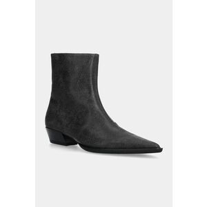 Vagabond Shoemakers cizme de piele CASSIE femei, culoarea negru, cu toc drept, 5850-207-21 imagine