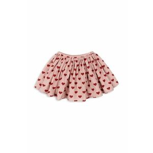 Konges Sløjd fusta din bumbac pentru copii COCO SKIRT GOTS culoarea roz, mini, evazati, KS101464 imagine