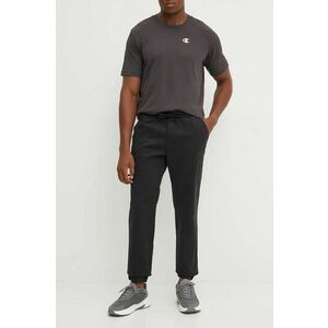 Champion pantaloni barbati, culoarea negru, drept, 220518 imagine