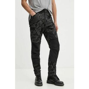 G-Star Raw pantaloni de bumbac culoarea negru, cu fason cargo, D25185-D386 imagine