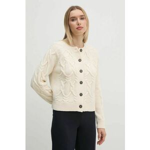 Barbour cardigan din lana culoarea bej, LKN1558 imagine