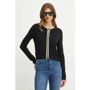 Karl Lagerfeld cardigan femei, culoarea negru, light, 246W2003 imagine