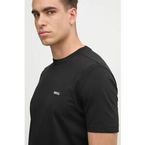 Boss Green tricou barbati, culoarea negru, cu imprimeu, 50506373 imagine