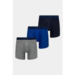 Under Armour boxeri 3-pack barbati, culoarea albastru marin imagine