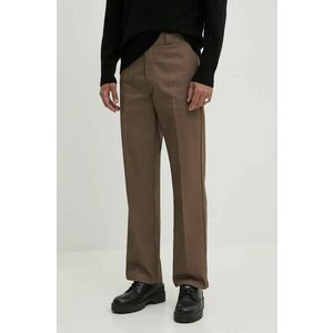 Dickies pantaloni 874 barbati, culoarea maro, drept, DK0A4XK6 imagine