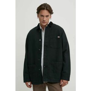 Dickies geaca Duck High Pile Flce Line Chore Jacket barbati, culoarea negru, de tranzitie, DK0A4XGA imagine