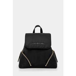 Love Moschino rucsac femei, culoarea negru, mic, neted, JC4382PP0L imagine